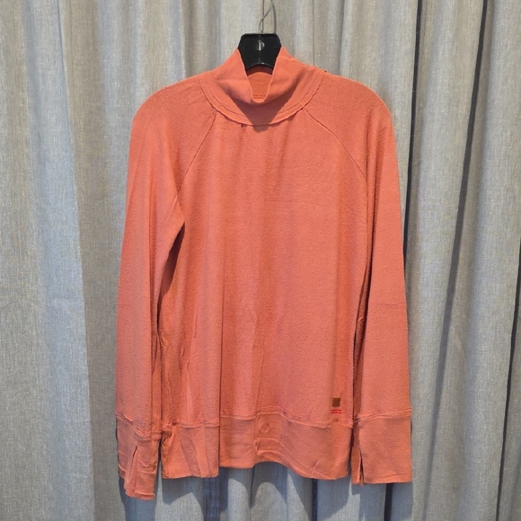 Peace Love World Sweaters - Peace Love World Coral Cowl Neck Sweater